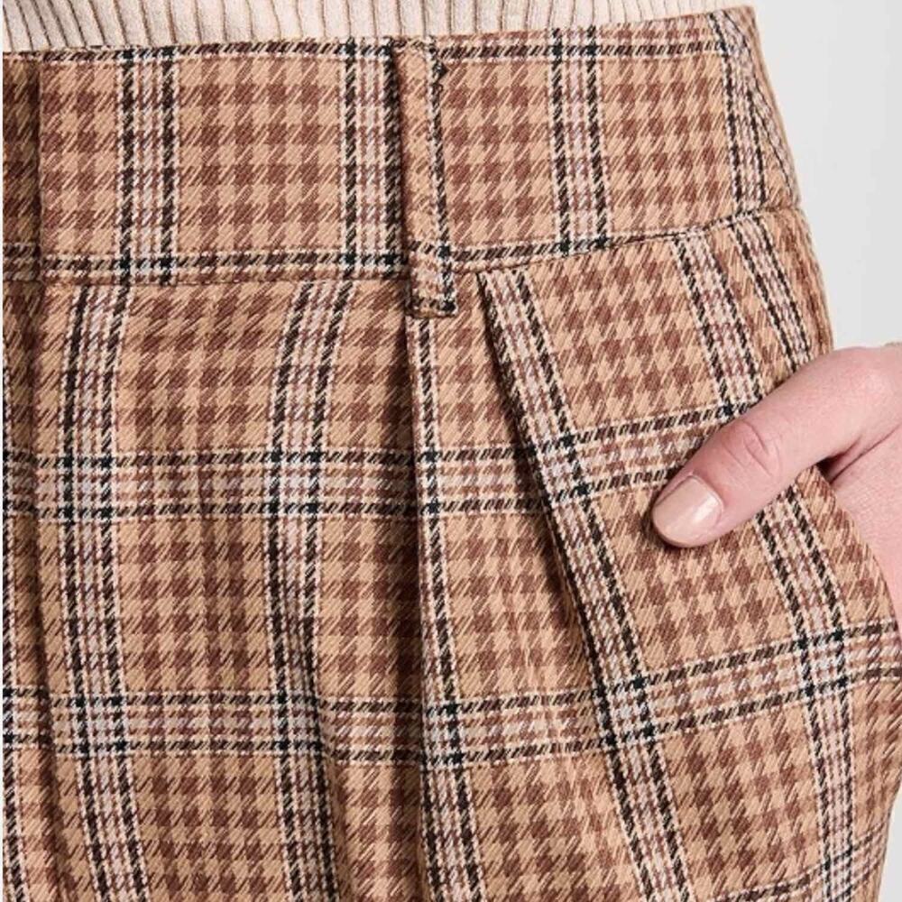 PAIGE Avedon Trousers Bronze Dust Multi Size 14 Business Casual Office - Picture 14 of 14